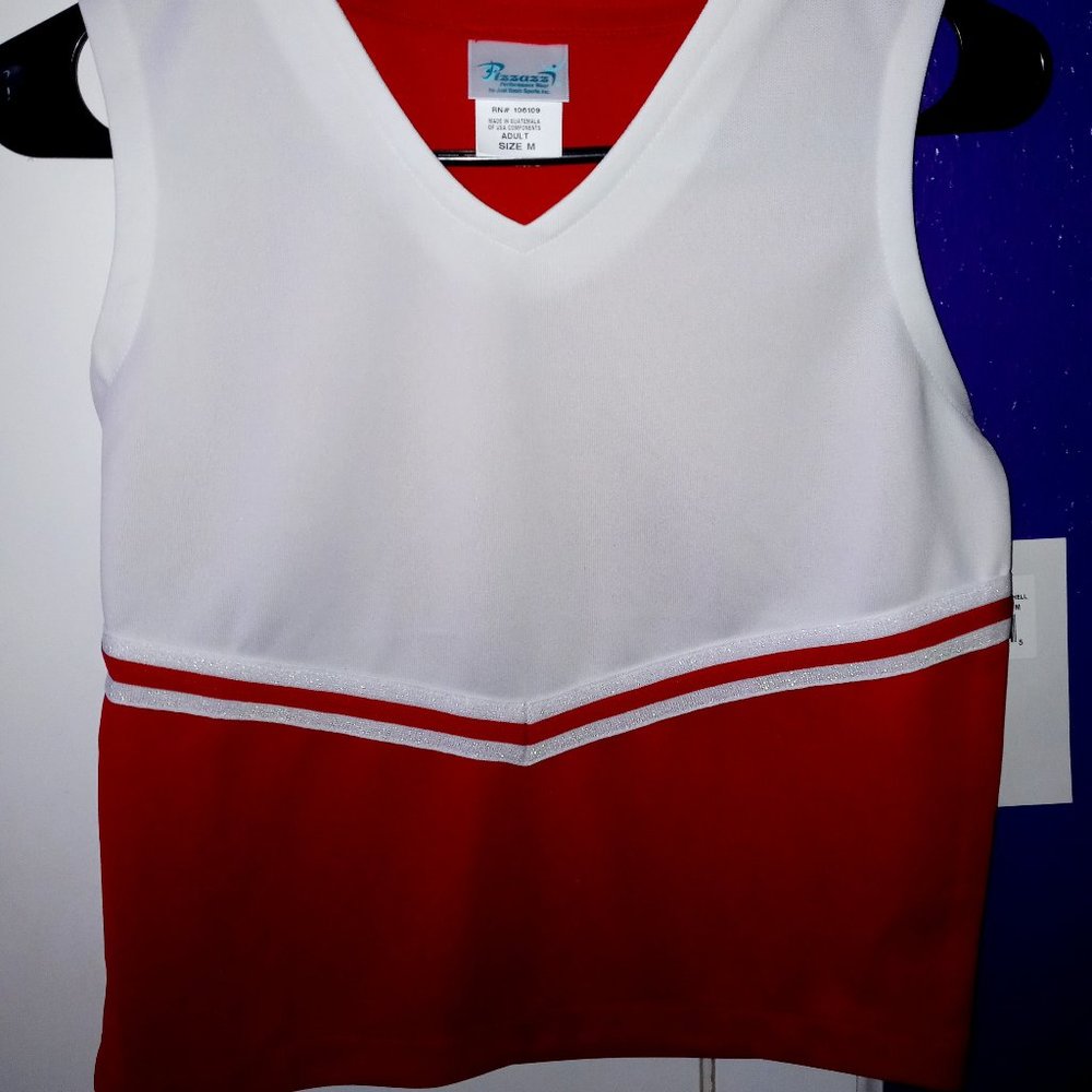 Red Cheerleader Top